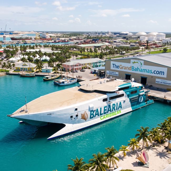 Balearia ferry to Freeport Gand Bahamas