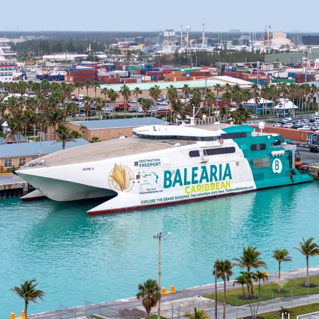 Balearia ferry to Freeport Grand Bahama Island