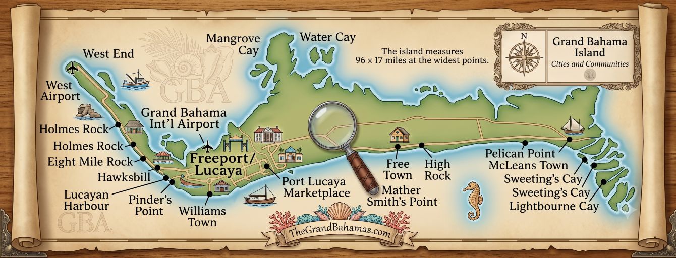 McLean's Town, West Grand Bahama, Freetown, Grand Bahama, Mather Town, McLean's Town, Grand Bahama Island, Freetown, Bahamas, Freeport, Eight Mile Rock, Bahamas, McLeans Town, East Grand Bahama,